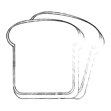 lezzetli ekmek dilimlenmiş fırın