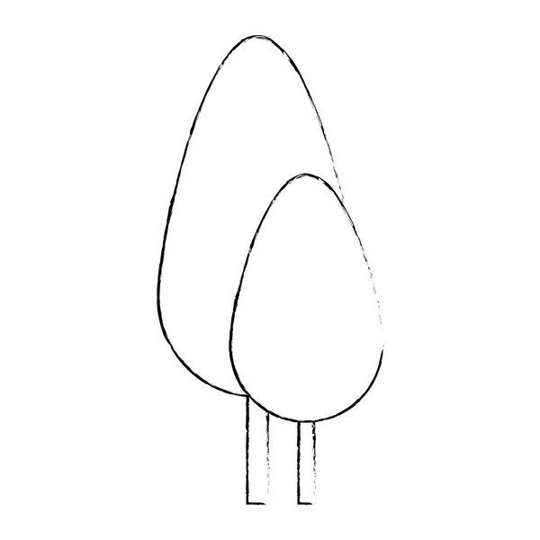 나무 식물 숲 아이콘 — 스톡 벡터