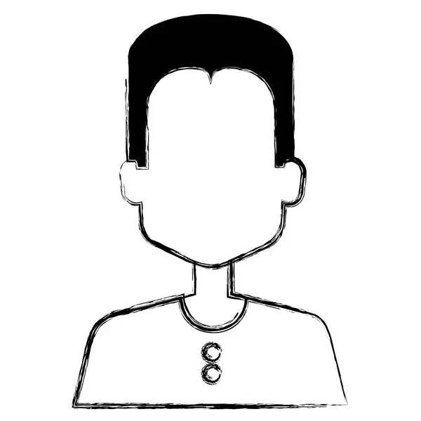 Młody człowiek avatar znaków — Wektor stockowy