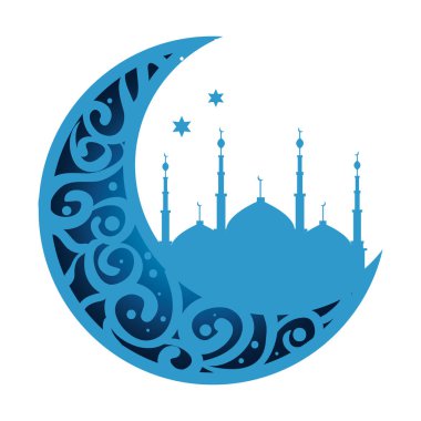 kudüs tapınağı ile ramazan kareem ay