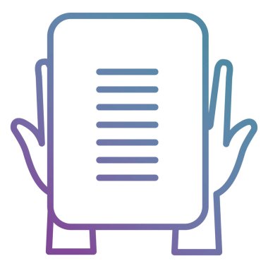 kağıt belge ile eller