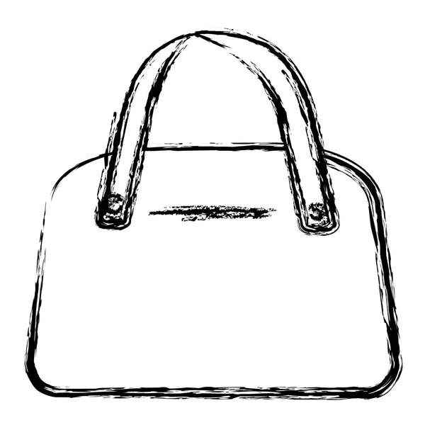 Elegante icona borsa femminile — Vettoriale Stock