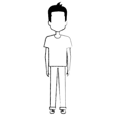 genç adam avatar karakter