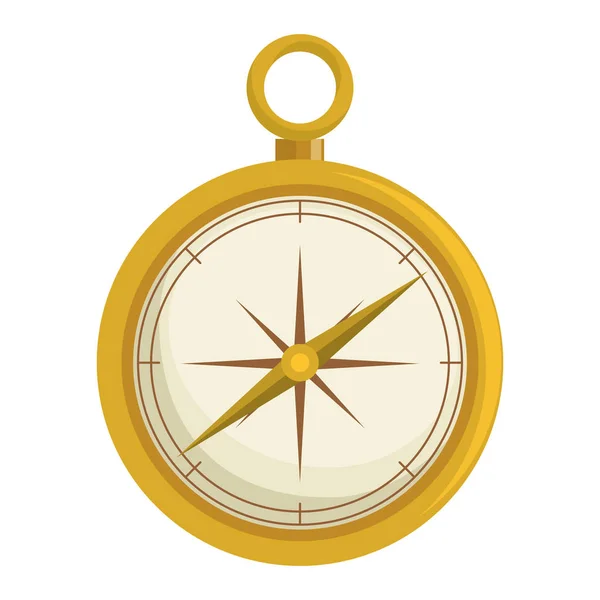 Kompas Průvodce izolované ikonu — Stockový vektor