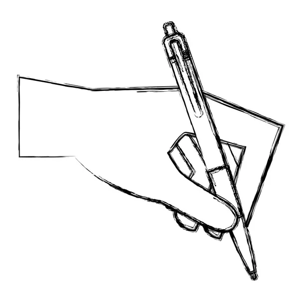 Ручная работа с карандашом — стоковый вектор