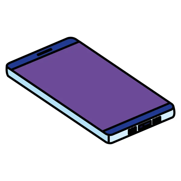 Appareil smartphone icône isolée — Image vectorielle