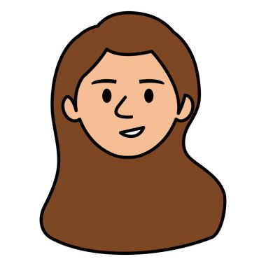 güzel ve genç kadın baş