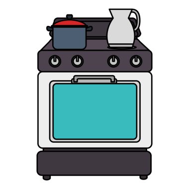 Mutfak fırın cihaz simgesi