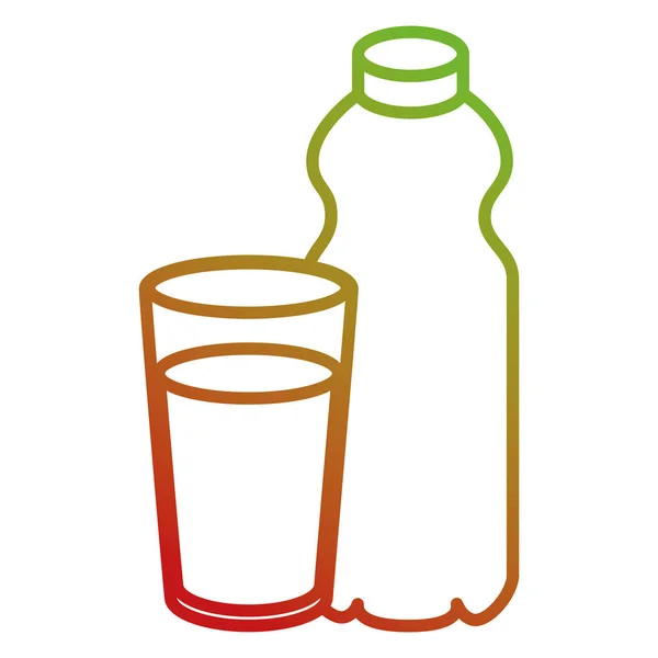 Bebidas frescas ícones isolados —  Vetores de Stock