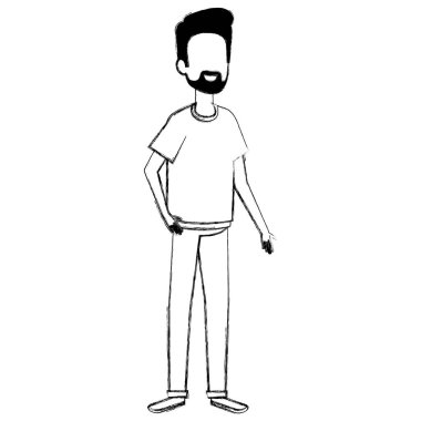 genç adam avatar karakter