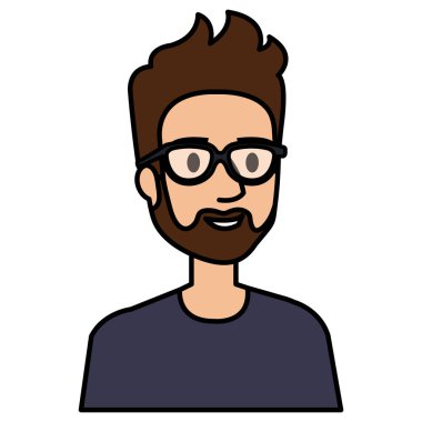 Sakallı genç adam Avatar karakteri