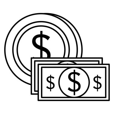 faturaları ve paralar dolar para