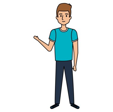 genç adam avatar karakter