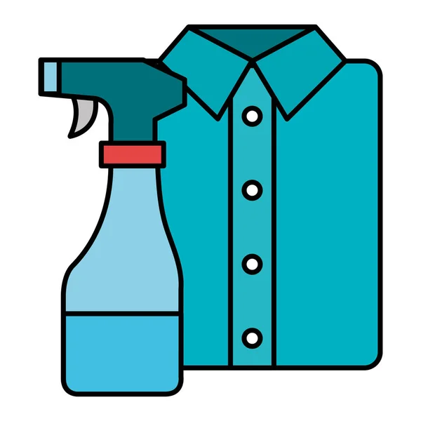 Koszule i usługi pralni odzieży — Wektor stockowy