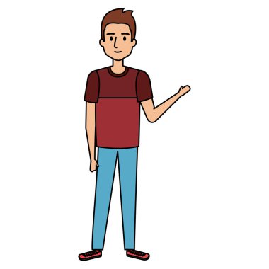 genç adam avatar karakter