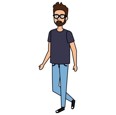 Sakallı genç adam Avatar karakteri