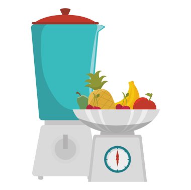 meyve ve gramer ile blender