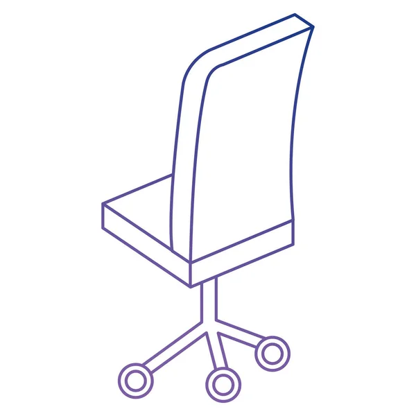 Изолированный значок стула — стоковый вектор