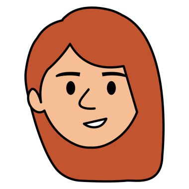 güzel ve genç kadın baş