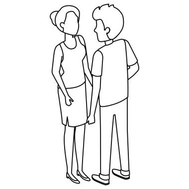 Çevrilmemiş çift avatarlar karakter