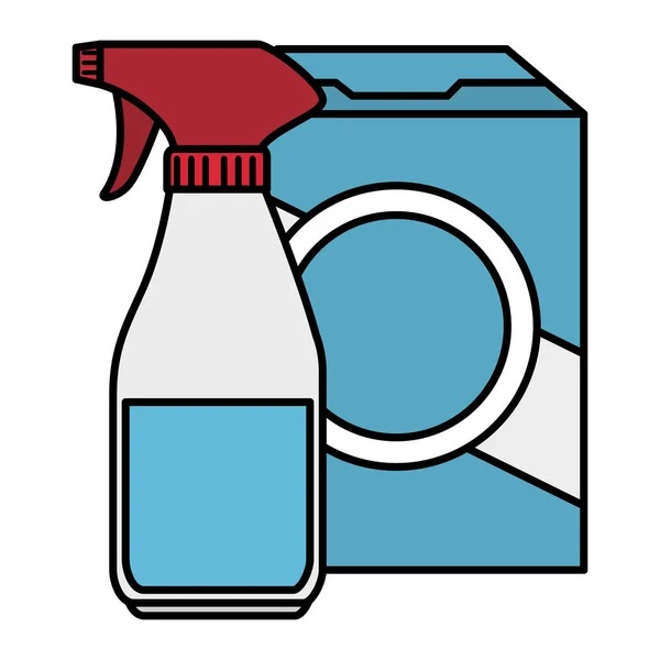 Lavanderia e prodotti per la pulizia — Vettoriale Stock