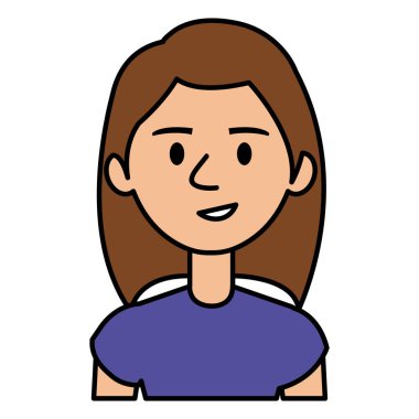 güzel ve genç kadın karakter