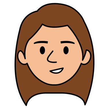 güzel ve genç kadın baş