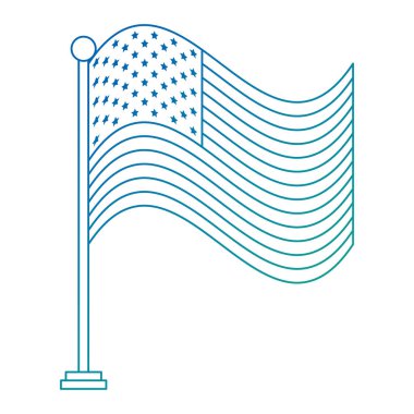 dalgalar ile kutup amerika bayrağı amerika birleşik devletleri bayrağı