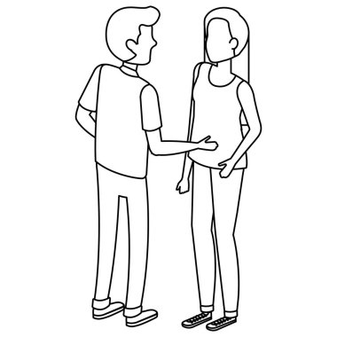 Çevrilmemiş çift avatarlar karakter