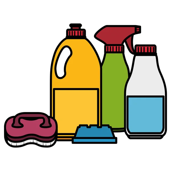 Laundry and housekeeping products — Stock Vector