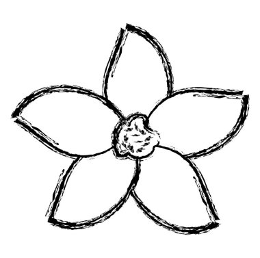 güzel çiçek dekoratif simgesi