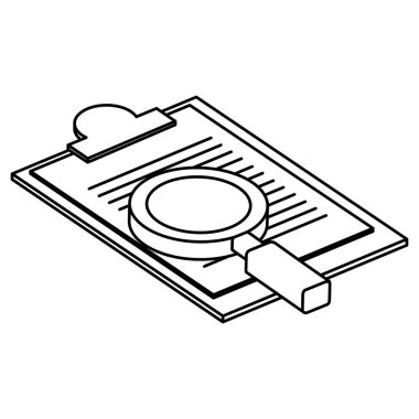 Büyüteç ile denetim listesi panosu