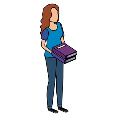 ders kitapları kadınla