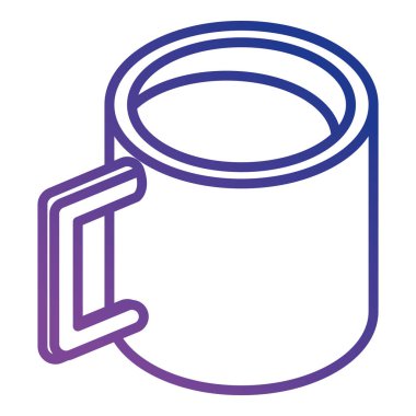 kahve fincan izole simgesi