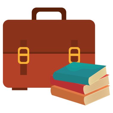 Okul çanta ile metin kitap