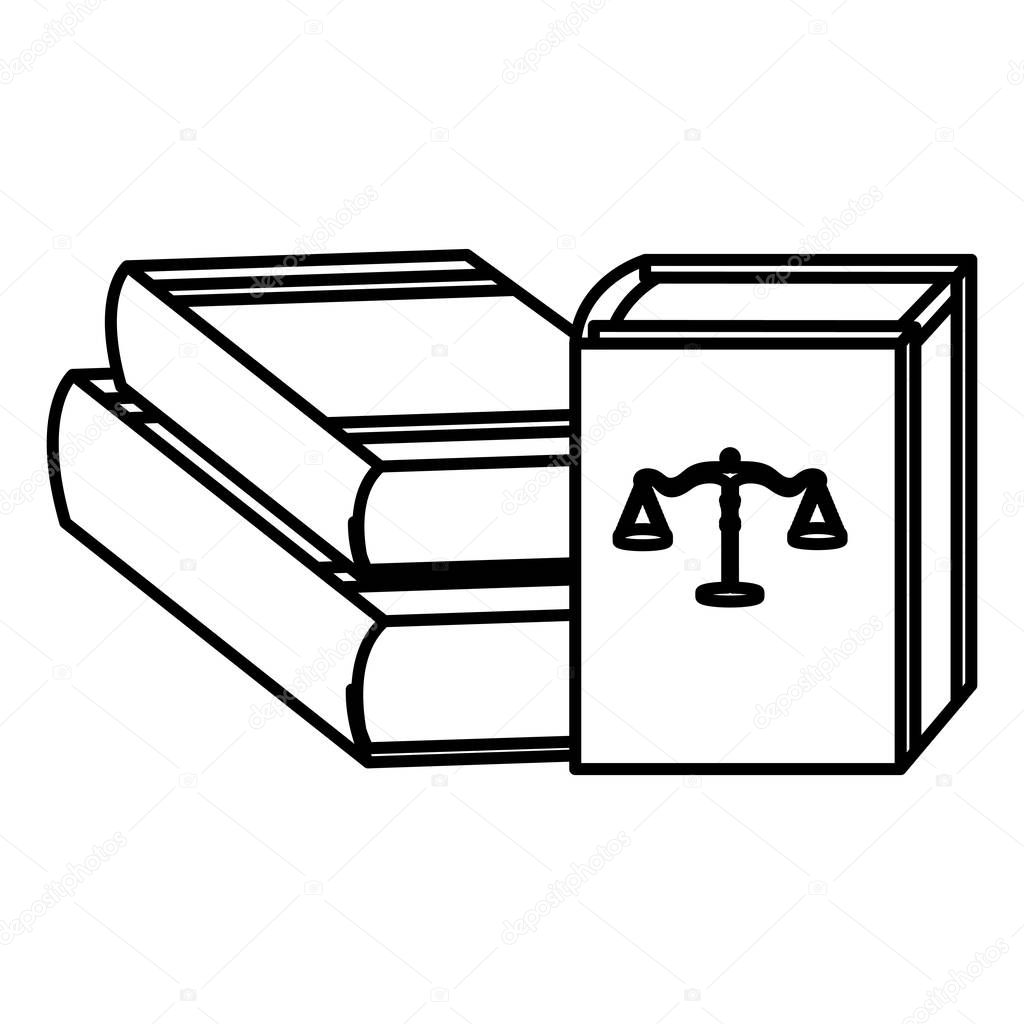 pile justice books icon