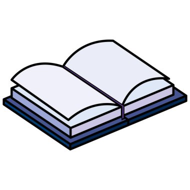 metin kitap izole simgesi