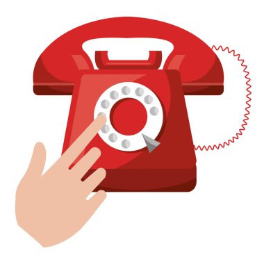 telefon simgesini kullanarak el