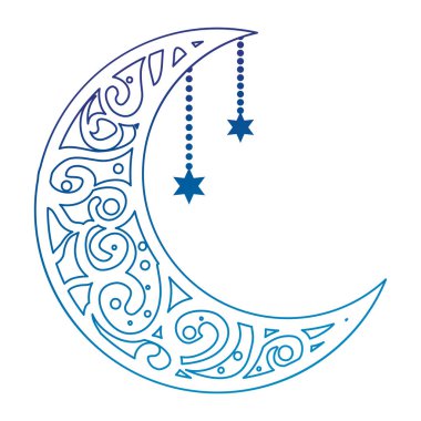 asılı yıldız ile ramazan kareem ay