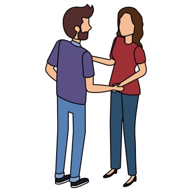 Çevrilmemiş çift avatarlar karakter