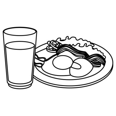 meyve suyu ile kahvaltı