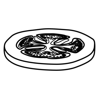 domates dilim sağlıklı gıda taze