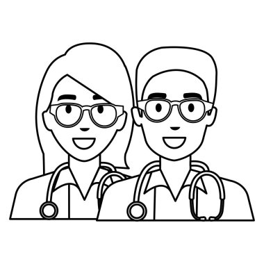 Doktorlar çift avatarlar karakter