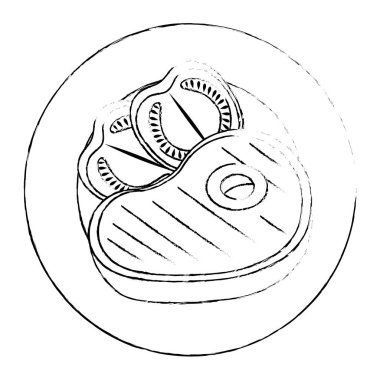 domates ile lezzetli biftek biftek