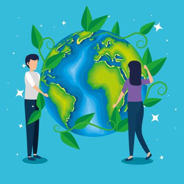ekoloji gezegeni koruma ile adam ve kadın