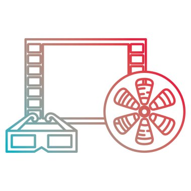 sinema eğlence Icons set