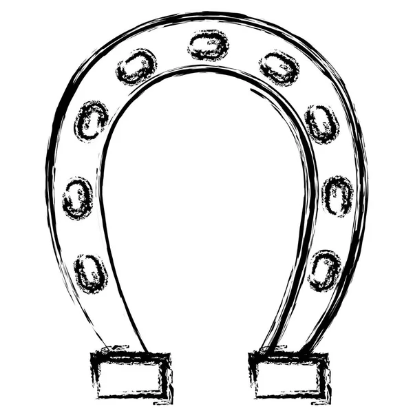 Horseshoe saint patrick icon — Stock Vector