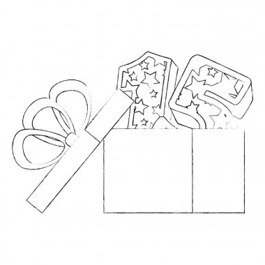 yıldız deseni ile on beş numara ile hediye