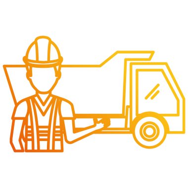 döküm kamyon karakteri ile Oluşturucu