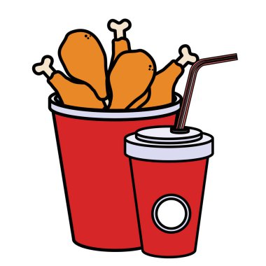 soda ile pot Tavuk uyluk